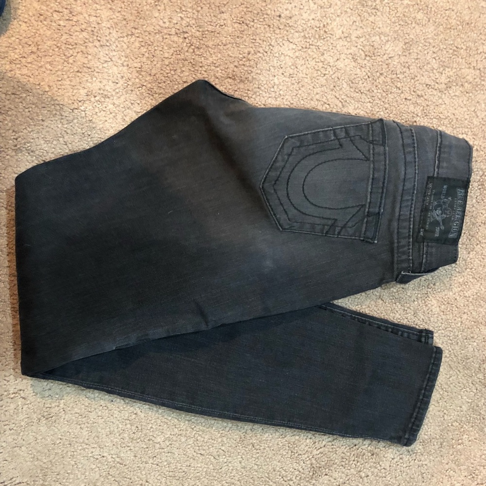 Casey skinny jeans grey/black soft stretchy jeans